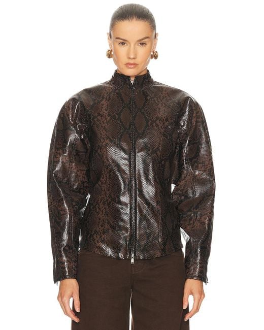Stella McCartney Black Alter Snake Jacket