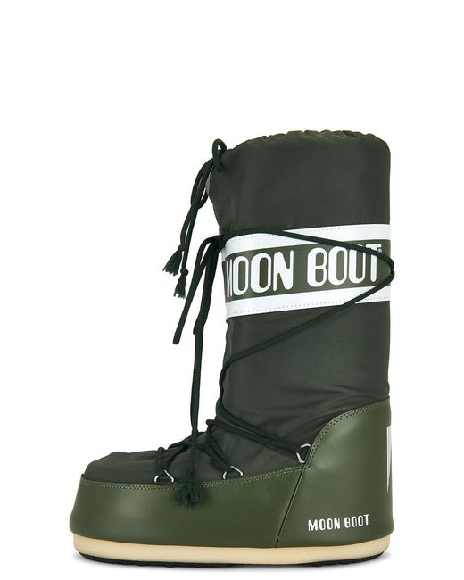 Moon Boot Green Icon Nylon Boot for men