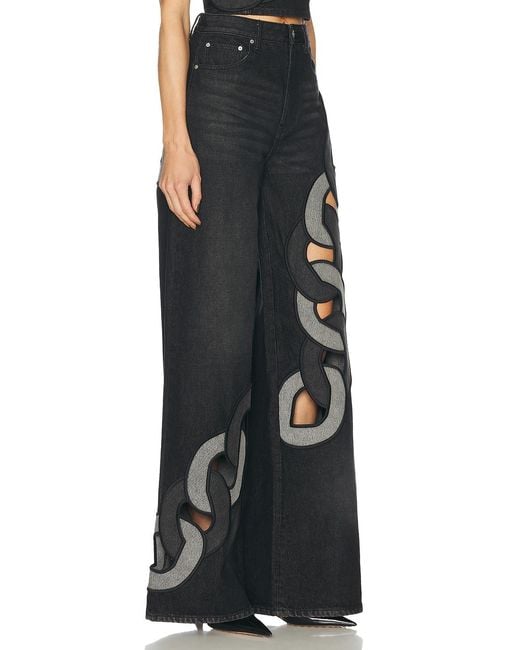 Area Black Wide Leg Jeans
