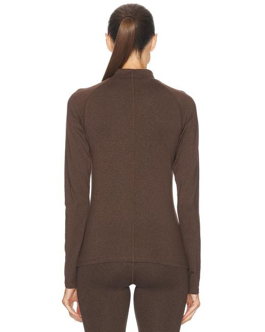 Varley Brown Always Warm Base Layer Top