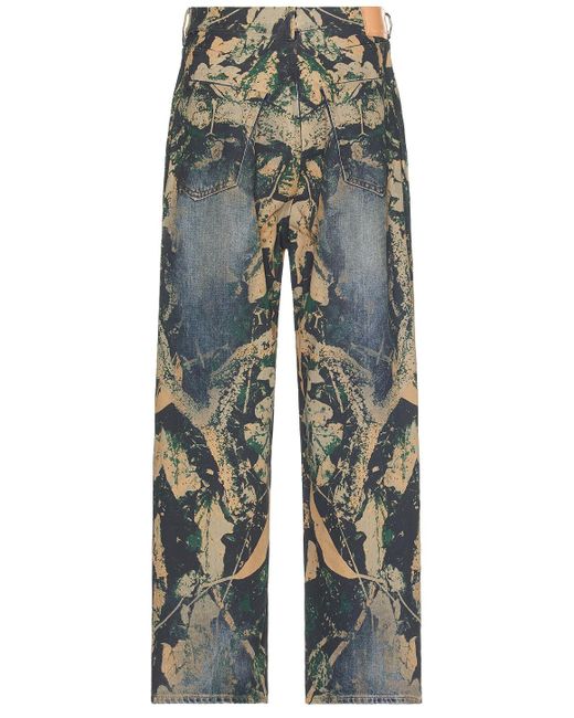 Acne Blue 2023 Mossy Oak Denim Jeans for men