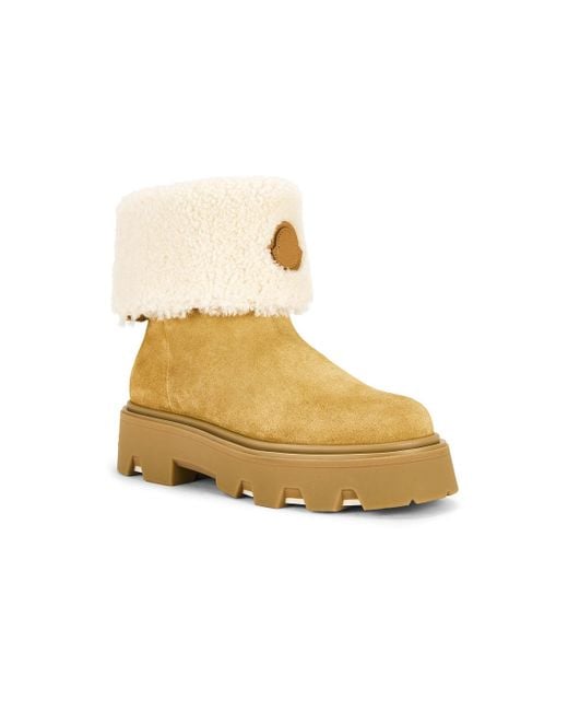 Moncler Natural Aurea Mid Ankle Boot