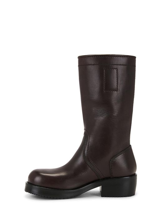 Dries Van Noten Black Moto Boot
