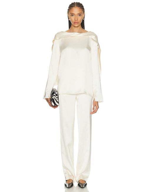 TOVE White Beata Trouser