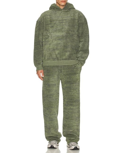 Isa Boulder Green Boucle Pants for men