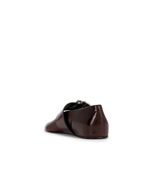 Jil Sander Brown Ballerina Flat