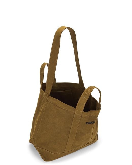 Tekla Brown Beach Bag