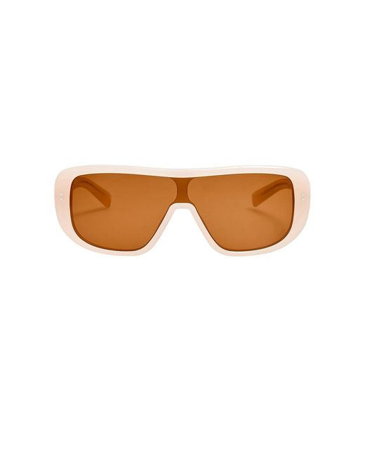 Jacquemus Brown Shield Sunglasses