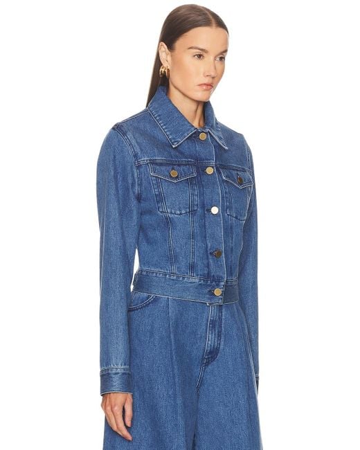 Gabriela Hearst Blue Bronte Jacket