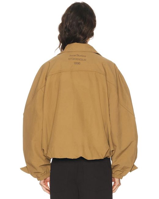 Acne Natural Odill Peach Nylon Jacket