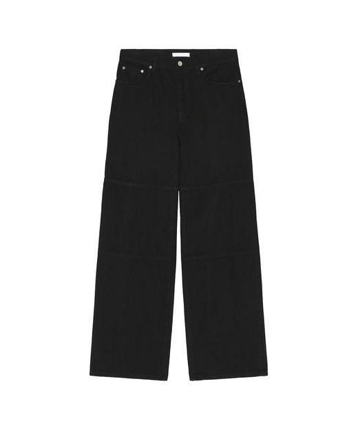 Helmut Lang Black Zip Carpenter Pant for men