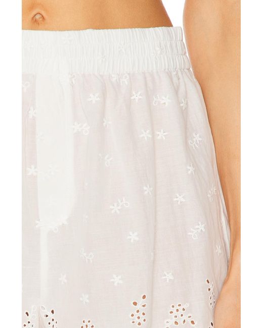 LoveShackFancy White Sorin Short