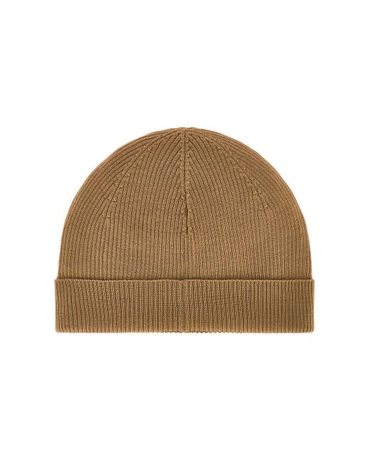 Saint Laurent Natural Wool Beanie