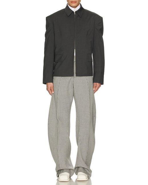 Bianca Saunders Black Pencil Jacket for men