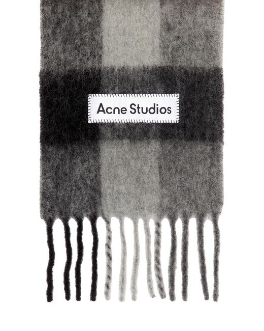 Acne Black Vally Scarf