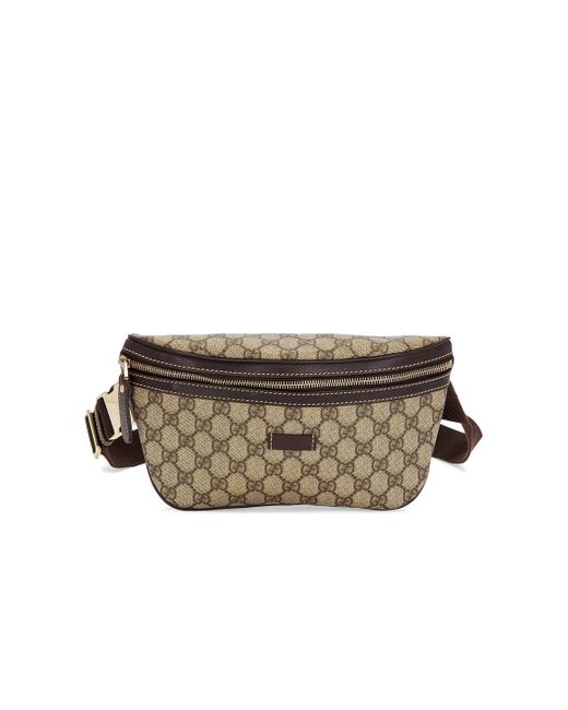 Gucci Brown Gg Supreme Belt Bag