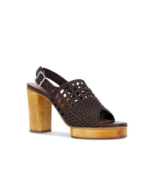 Staud Brown Martina Platform Sandal