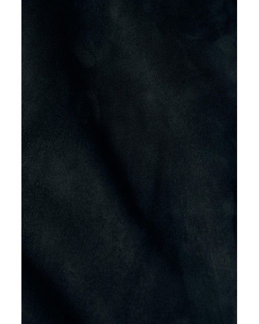 GRLFRND Blue Alek Suede Jacket
