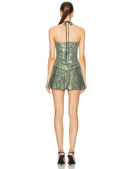 Ila Green Emilia Sequined Mini Dress