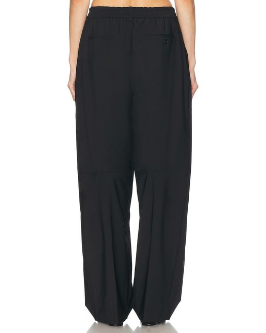 Alexander Wang Black Elasticated Sartorial Pant
