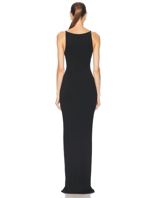 ÉTERNE Blue Iris Maxi Dress