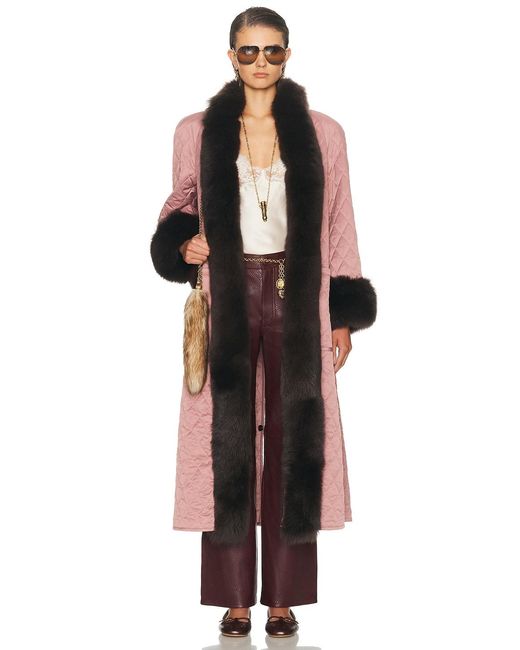 Chloé Red Leather Pant