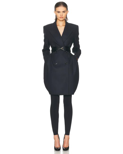 Alaïa Blue Tailored Coat