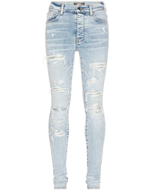 Amiri swarovski jeans cheap