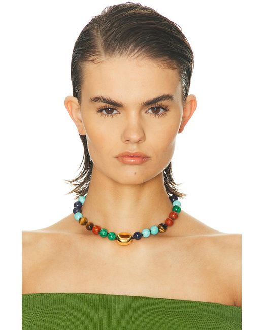 DEVE Black Roulement A Billes Necklace