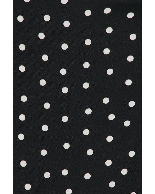 Alexandre Vauthier Black Polka Dot Button Down Top