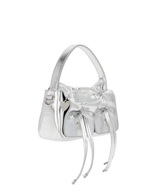 Acne White Multipocket Micro Bag