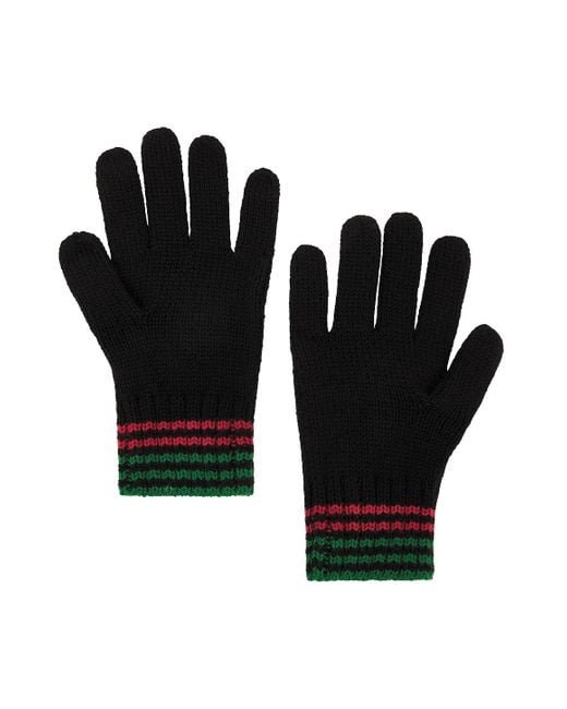 Bode Black Ski Run Gloves