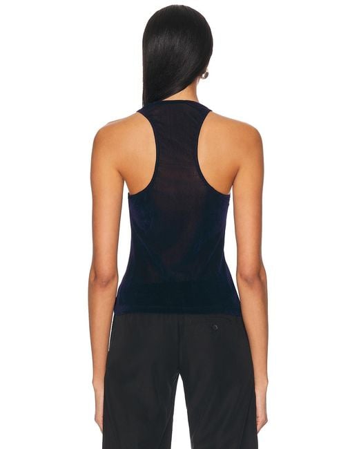 Priscavera Blue Racerback Tank Top