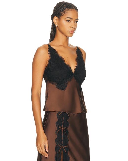 LoveShackFancy Black Elloryn Top