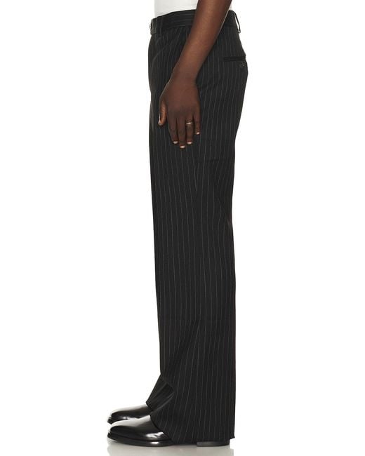 MIDNIGHT RODEO Black Flared Essential Trouser for men