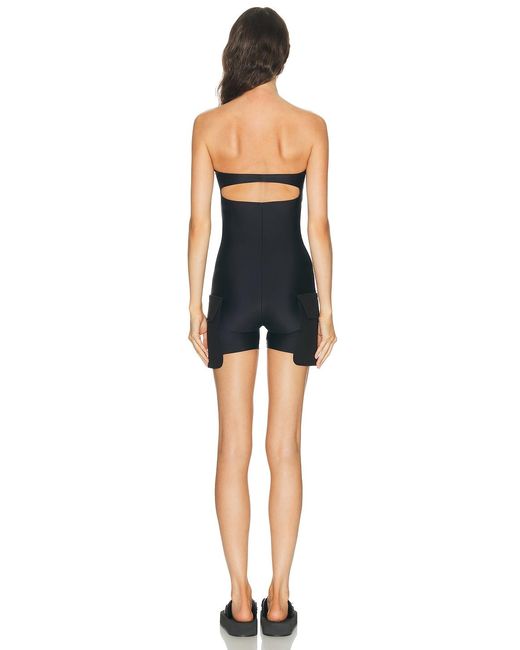 Courreges Blue 2 Pocket Tech Romper