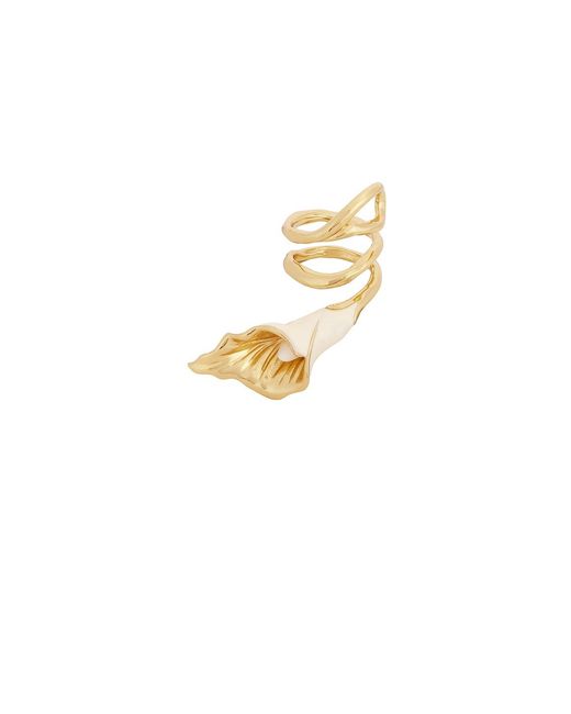 Chloé Metallic Flower Ring