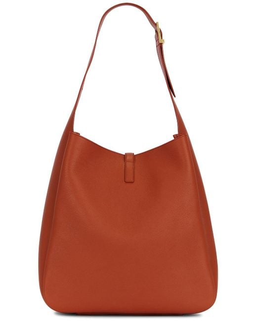 Saint Laurent Red Large Le 5 A 7 Shoulder Bag