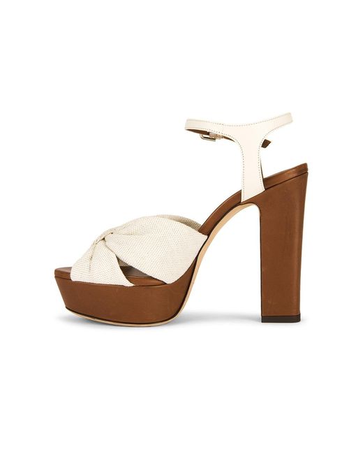 Jimmy Choo White Heloise 120 Platform