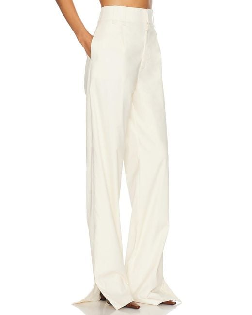 Saint Laurent White Bootcut Pant