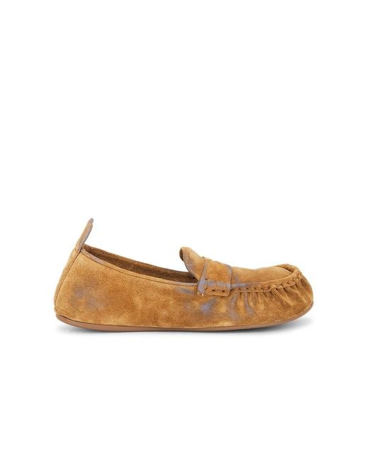 Acne White Bojan Loafer