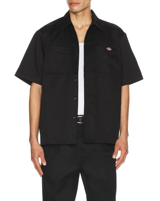Wacko Maria X Dickies Work Shirt in Black for Men | Lyst