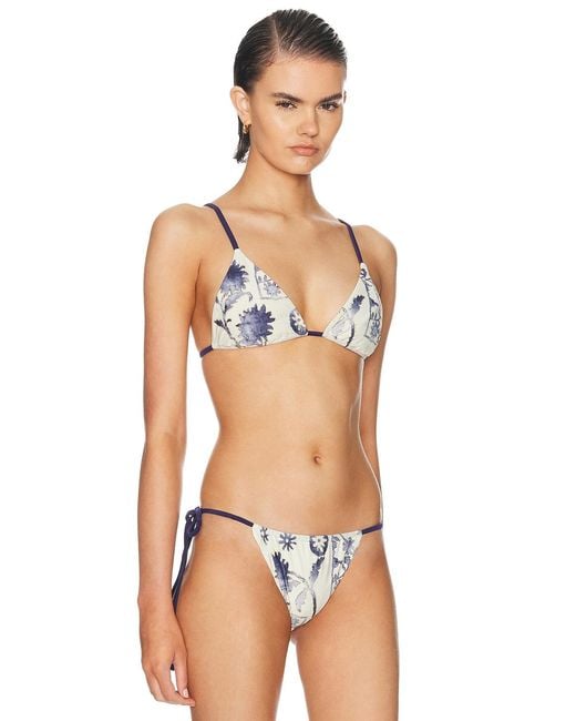 Sir Multicolor Phillipa String Triangle Bikini Top