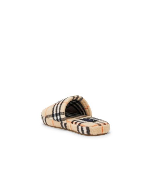 Burberry Metallic Flat Mule