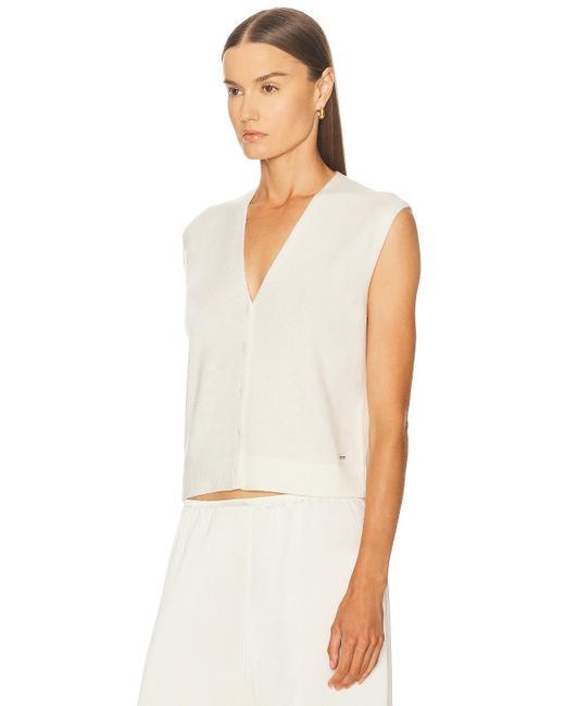 Jonathan Simkhai White Rozzi Vest
