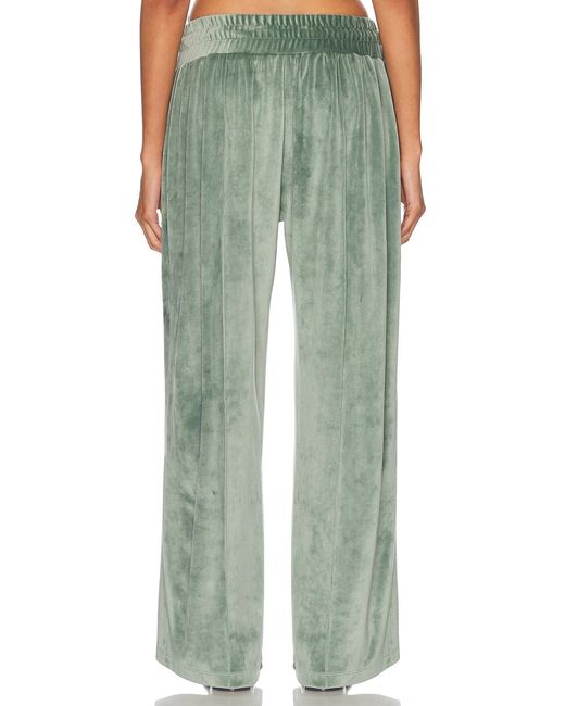 Priscavera Green Velour Track Pant