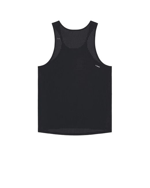 Satisfy Black Space-O Singlet for men