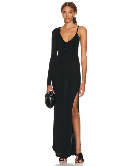 RTA Alicia Maxi Dress in Black | Lyst