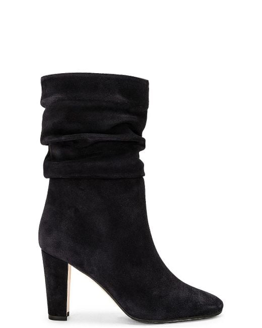 Manolo Blahnik Black Calasso 90 Crosta Boot
