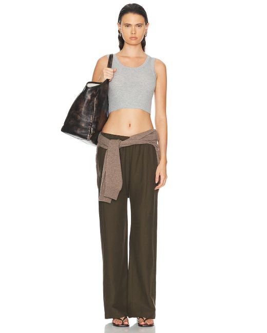 Enza Costa Brown Twill Everywhere Pant
